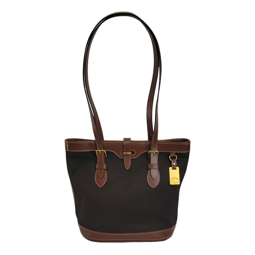 Dooney & Bourke Cabriolet Canvas Leather Bucket Bag